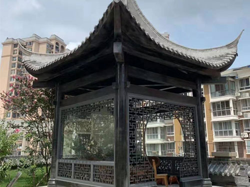 景觀亭子鋁合金窗花 景觀亭子鋁合金窗花